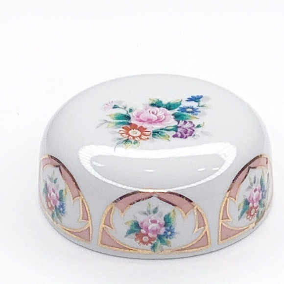 *SOLD* Vintage Lefton China Ginger Jar Vase Hand Painted - Picture 5 of 10